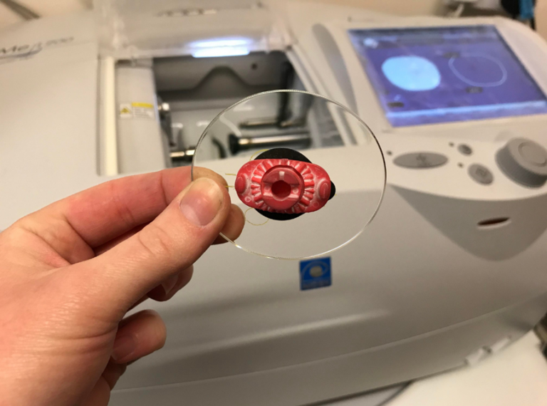 Blocked Lens with Edger